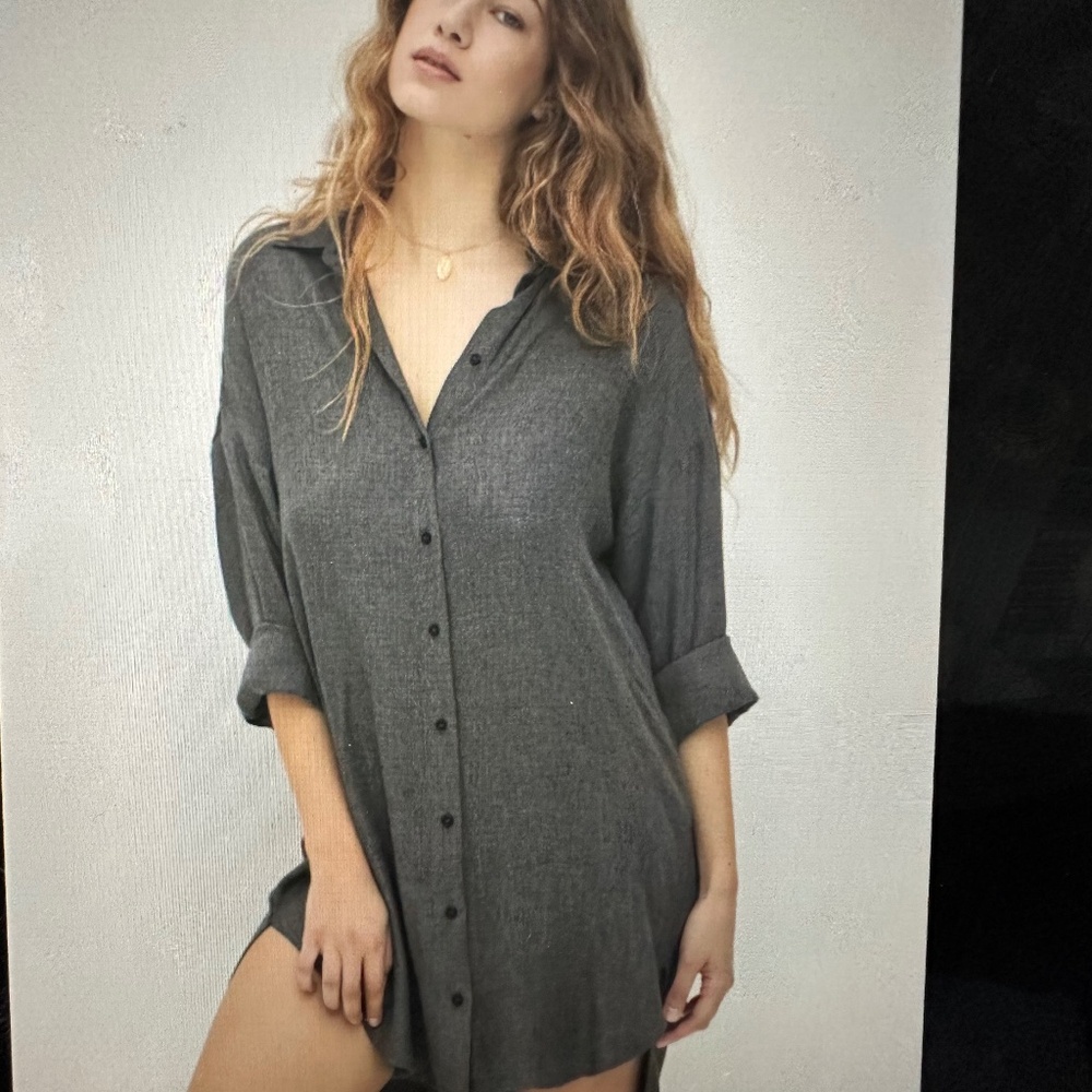 Zara Shirt Dress . NWOT